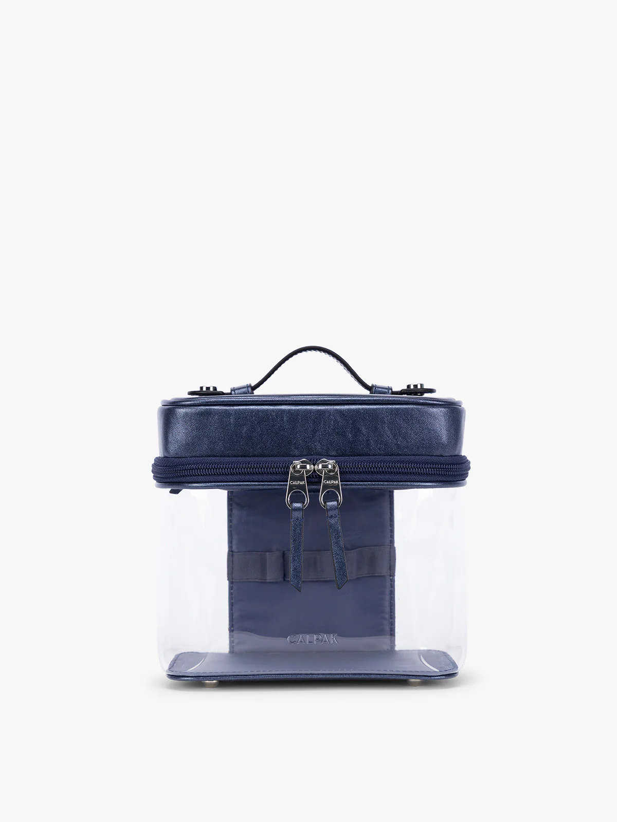 Clear Train Case with Top Compartment - Image 59