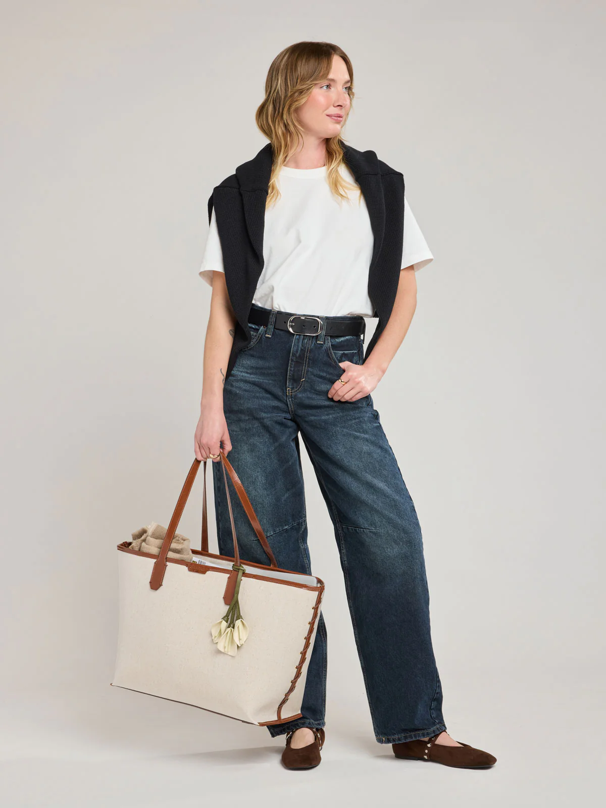 Colette 15" Canvas Laptop Tote - Image 3