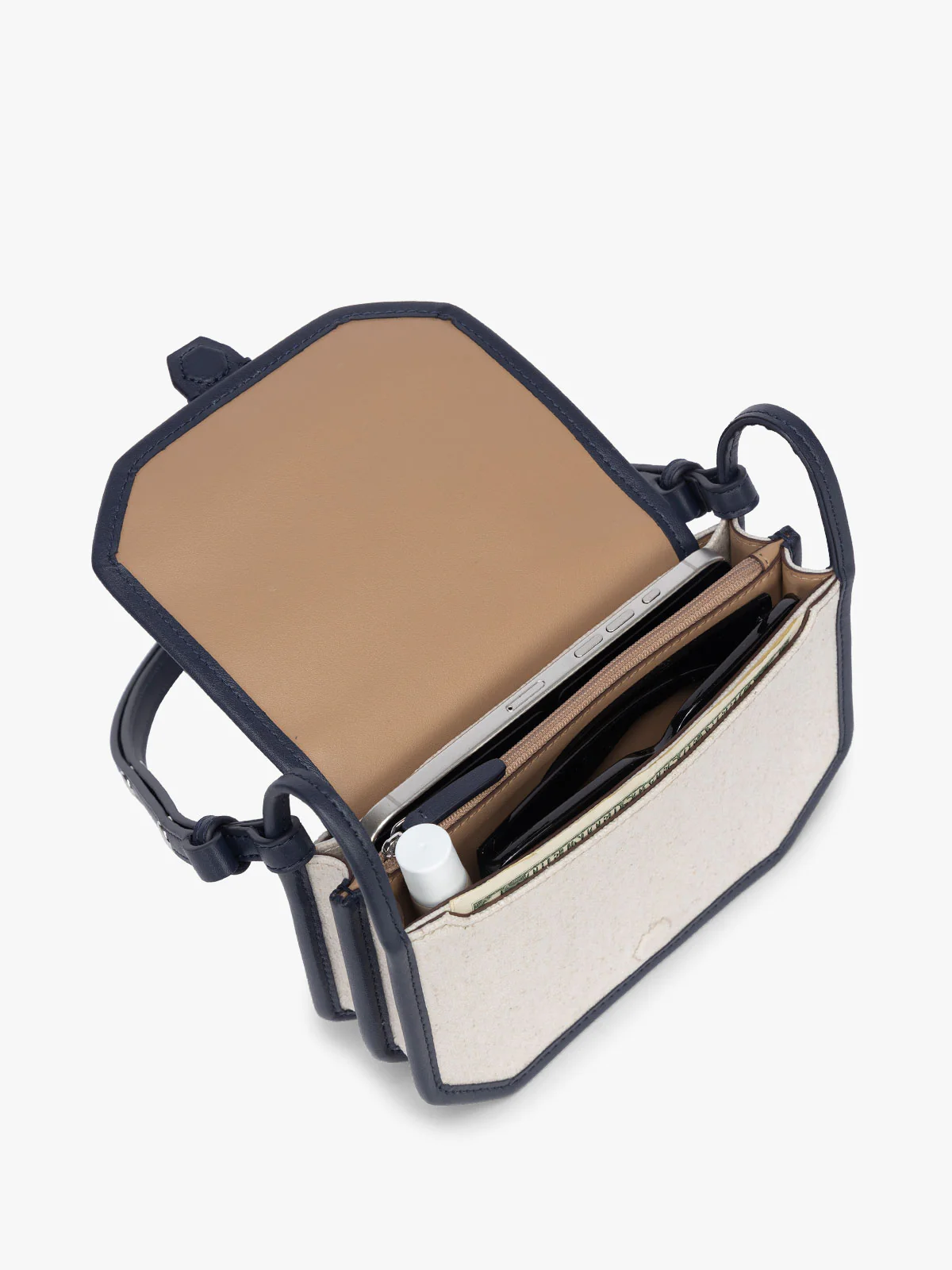 Colette Canvas Crossbody Wallet Bag - Image 20