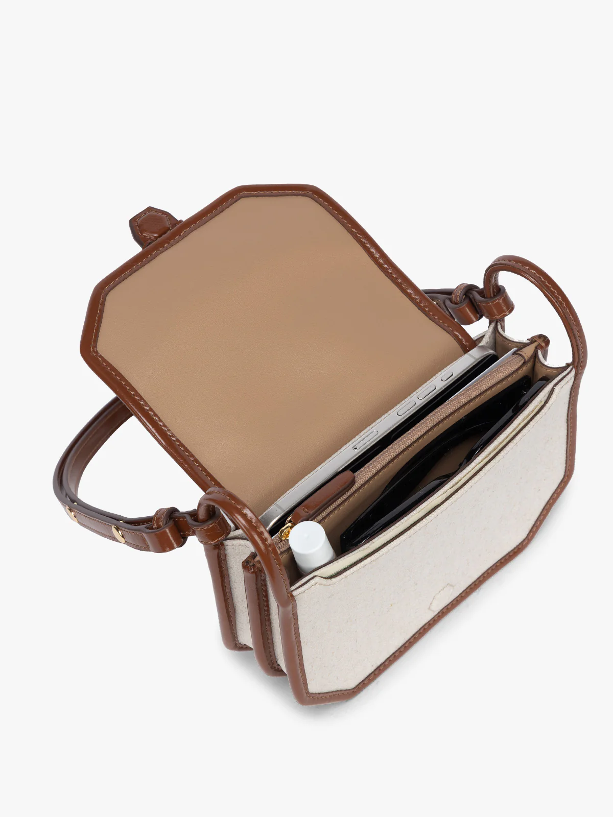 Colette Canvas Crossbody Wallet Bag - Image 4