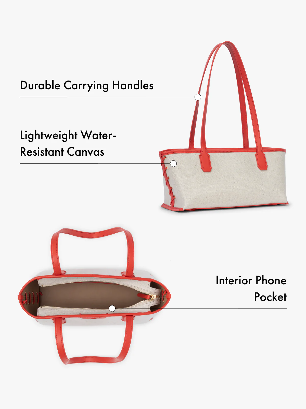 Colette Canvas Shoulder Tote - Image 12