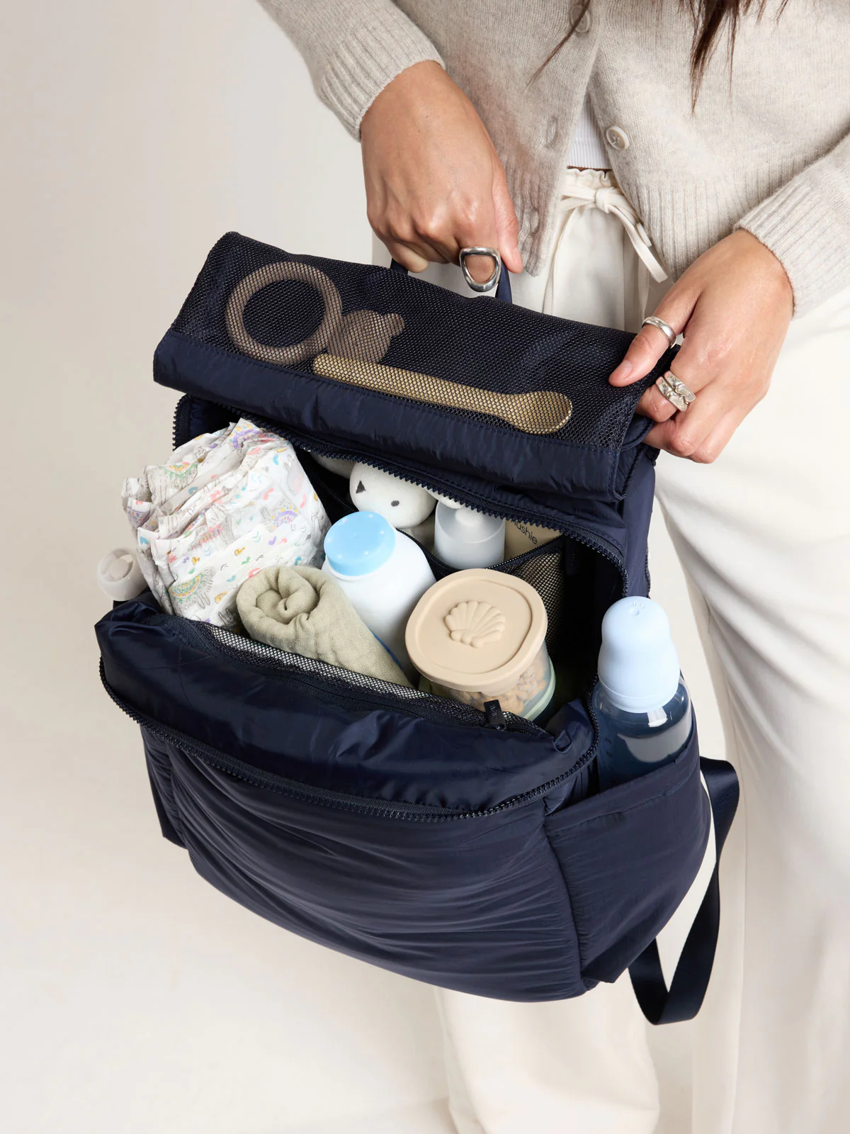 Diaper Backpack with Laptop Sleeve - Image 50