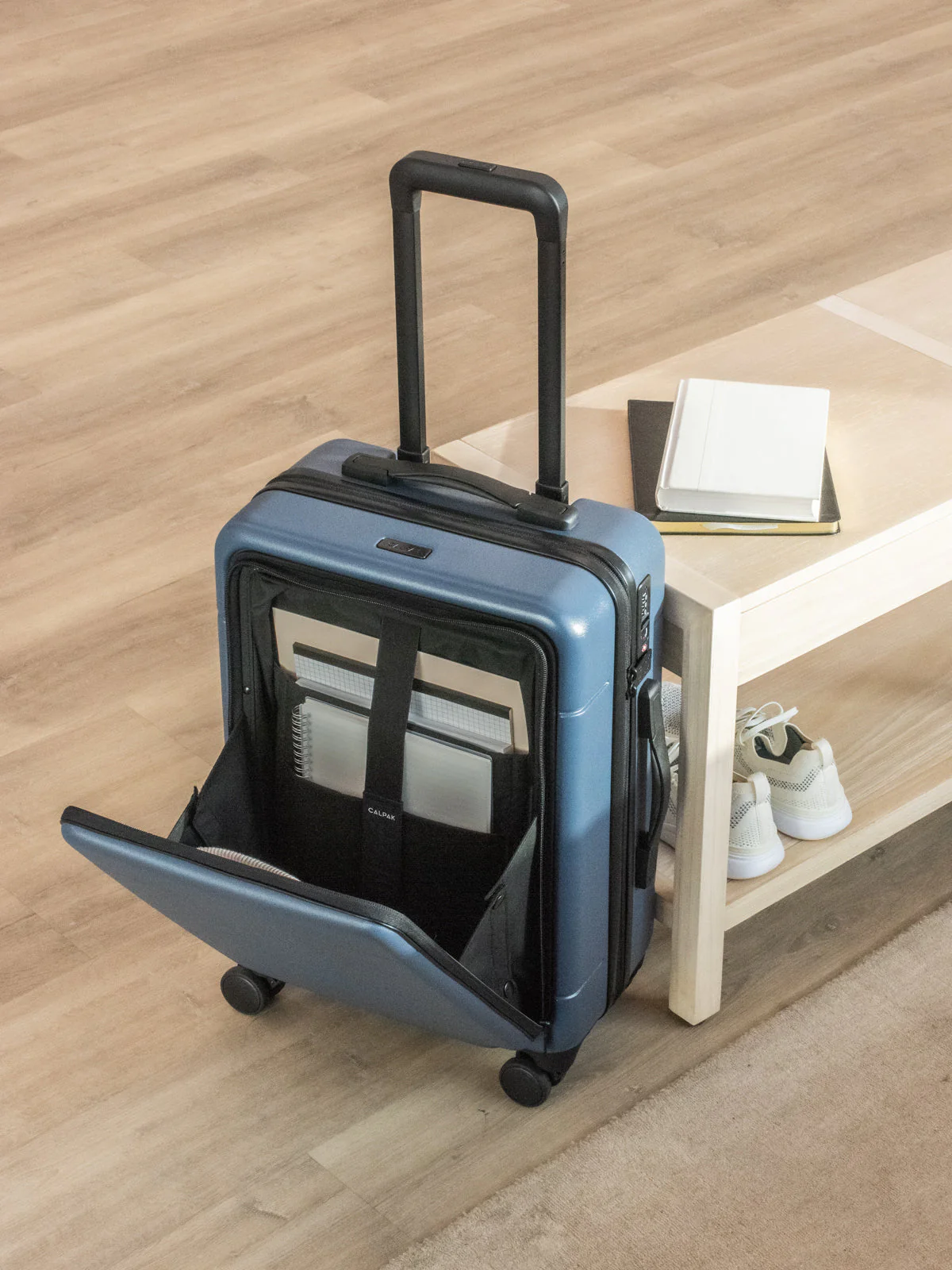 Hue Front Pocket Carry-On Luggage - Image 43