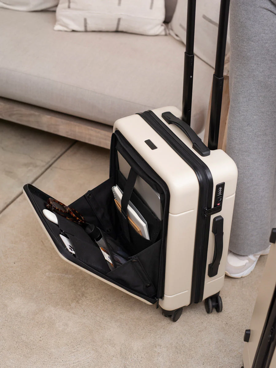 Hue Front Pocket Carry-On Luggage - Image 47