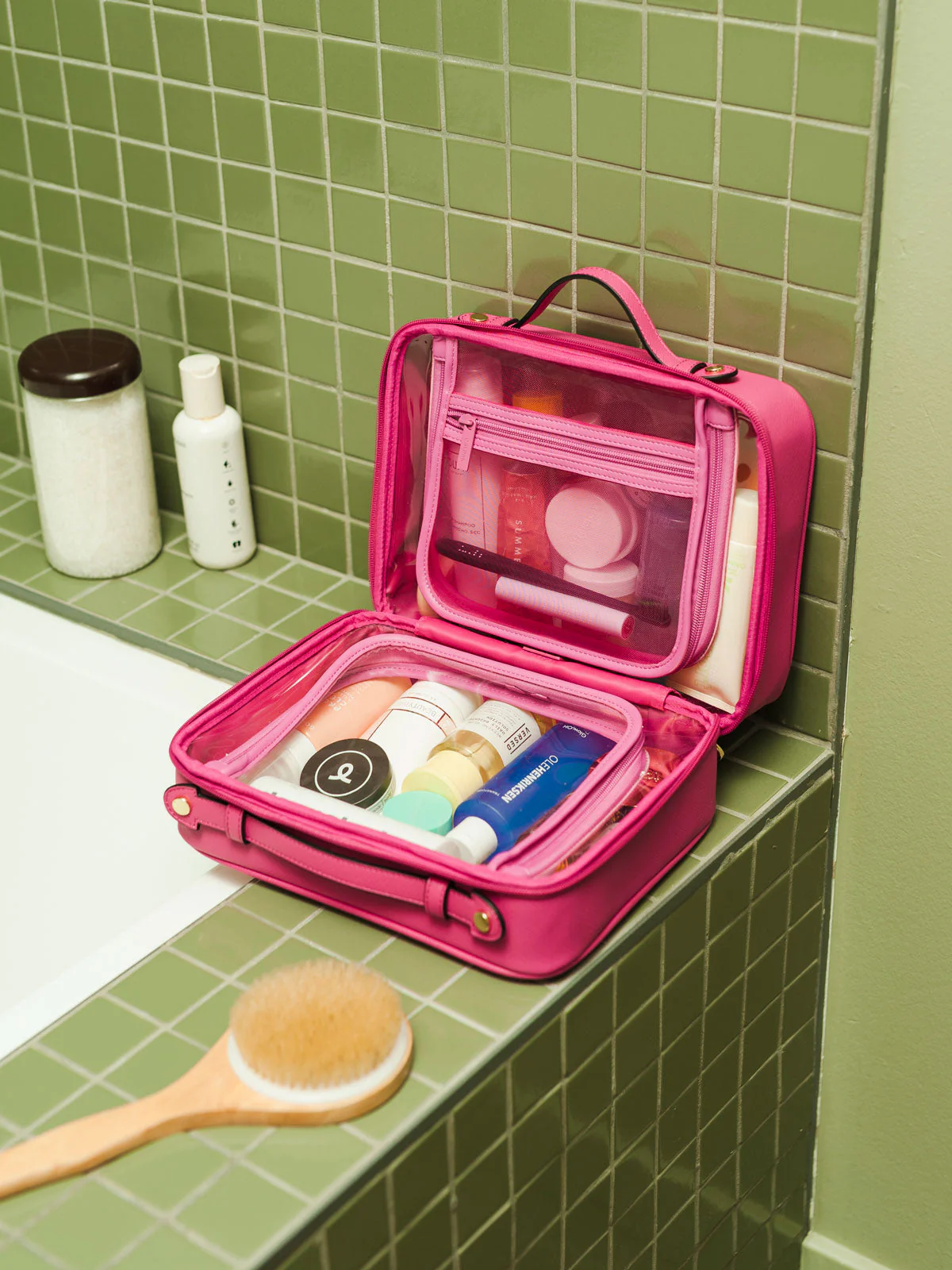 Large Clear Cosmetics Case - Image 59