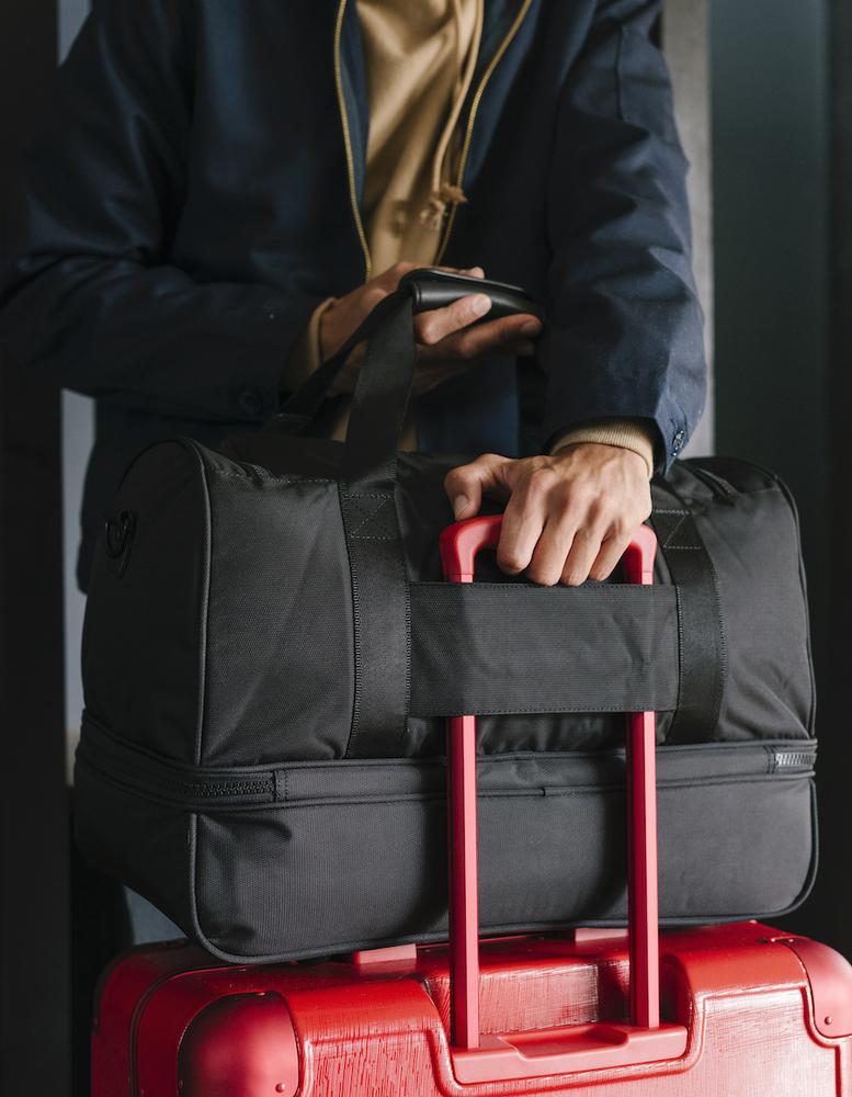 Stevyn Duffel Bag with Shoe Compartment - Image 14