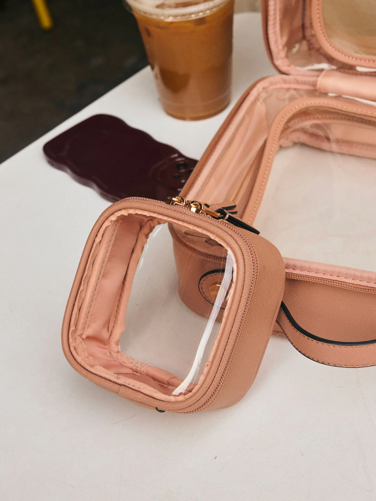 Tiny Clear Cosmetics Case - Image 2