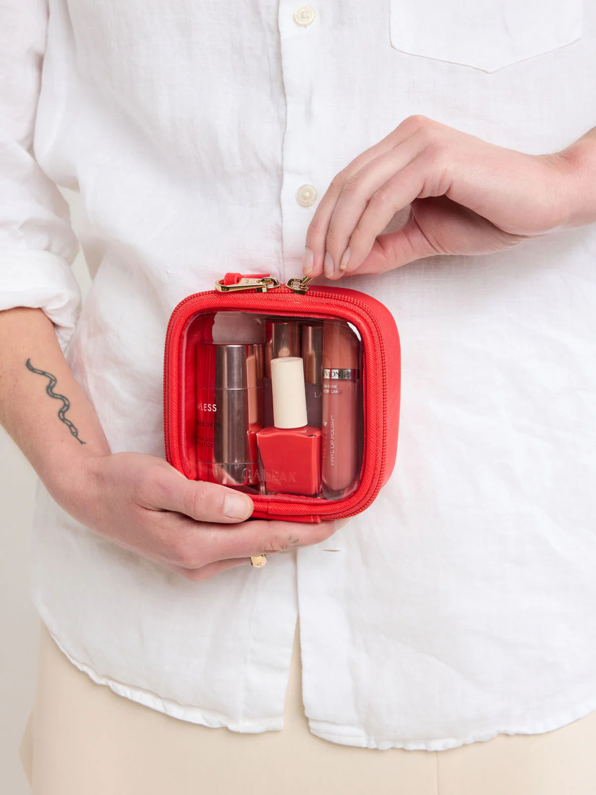 Tiny Clear Cosmetics Case - Image 45