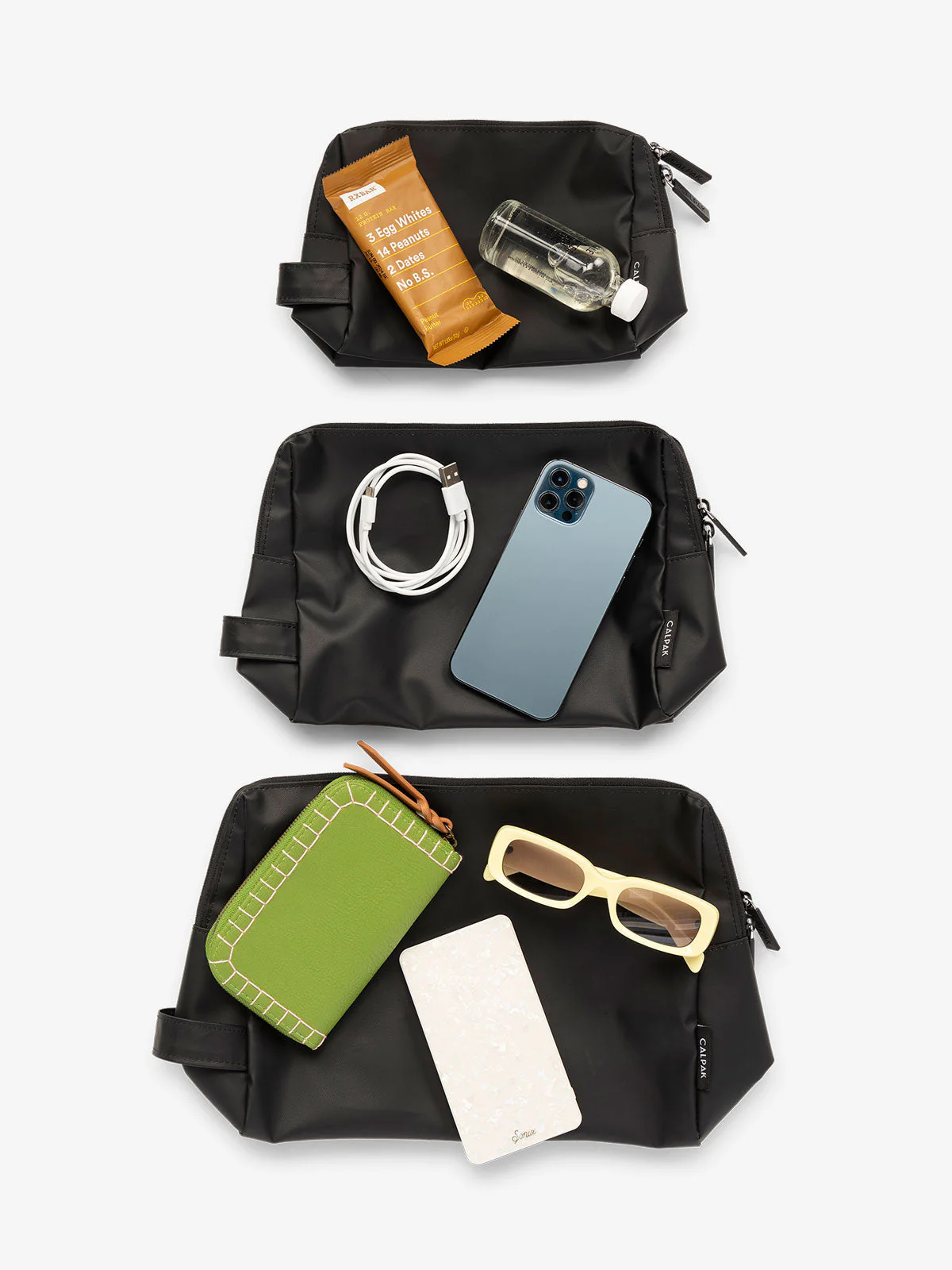 Water Resistant Zip Pouch Set (3 Pieces) - Image 3